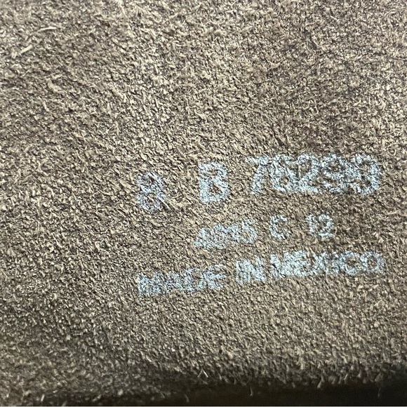 FRYE Womens 8 US Distressed Leather Block Heeled Mid-Calf Boots Western Biker - Picture 13 of 15